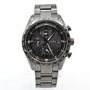 CITIZEN ATTESA ACT Line AT8185-62E Watch 42mm Quartz Titanium Black 84LC596